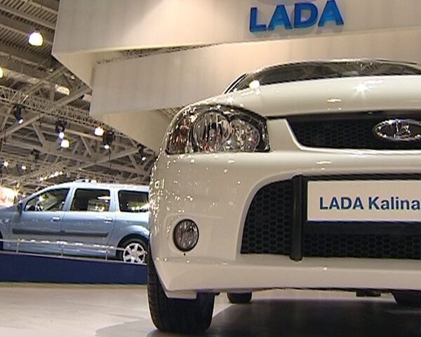 Lada Kalina с ГЛОНАСС/GPS впервые показали на автосалоне в Москве