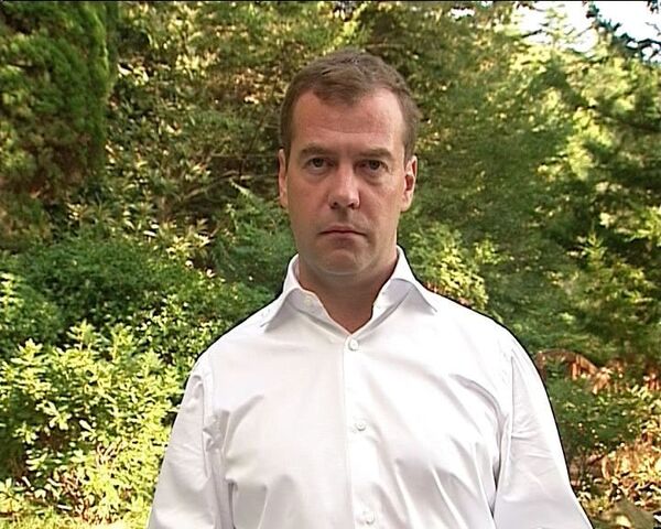 Медведев приостановил строительство дороги в Химкинском лесу