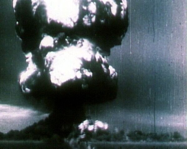 Взрыв первой в СССР атомной бомбы. 1949 год