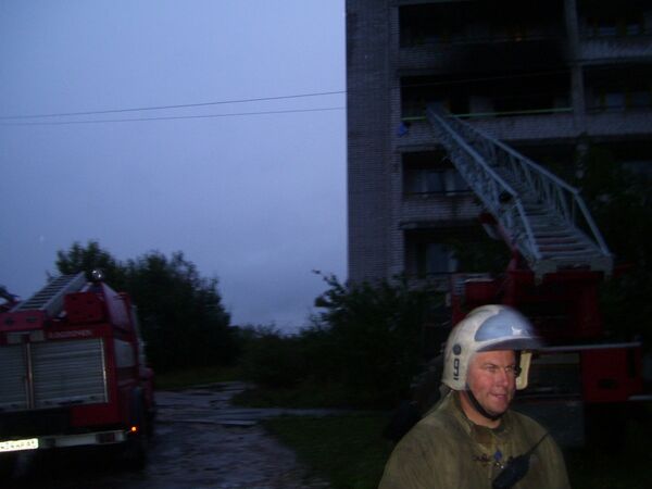 Пожар в доме-интернате в Тверской области