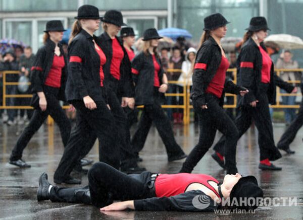 Акция в честь Дня рождения Майкла Джексона прошла в Москве