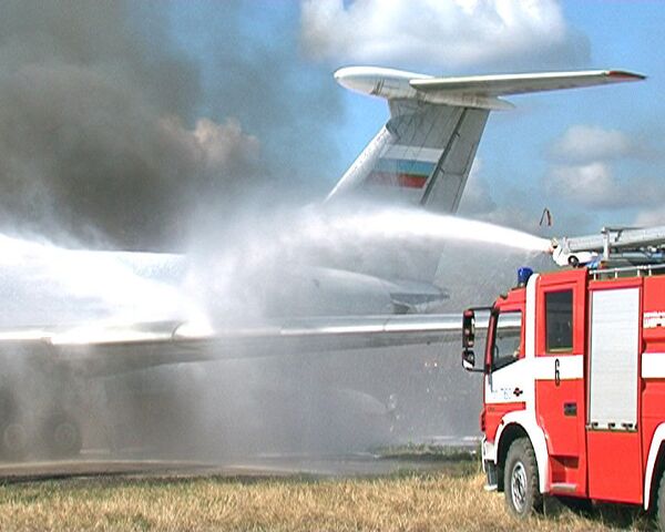 Ил-62 в аэропорту Шереметьево потушили за считанные минуты