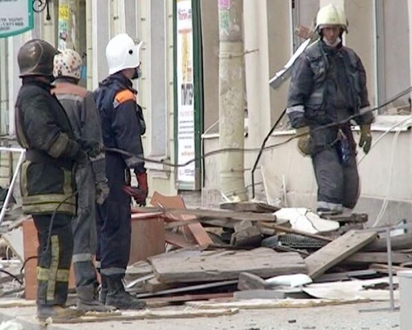 Часть здания обрушилась в центре Санкт-Петербурга
