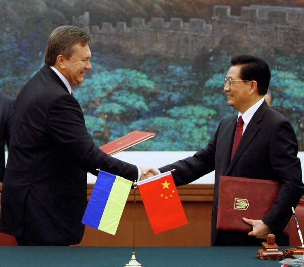 Визит президента Украины Виктора Януковича в Китай