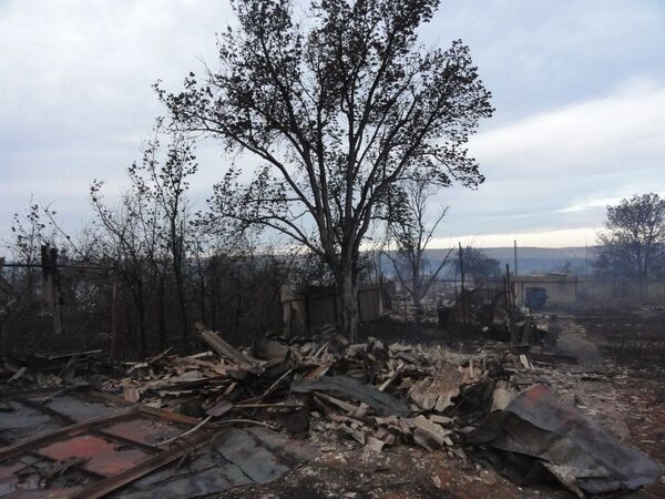 Последствия пожаров в Волгоградской области