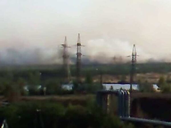 Лесные пожары под Тольятти