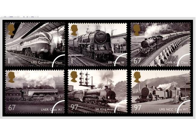 Марки из серии Great British Railways