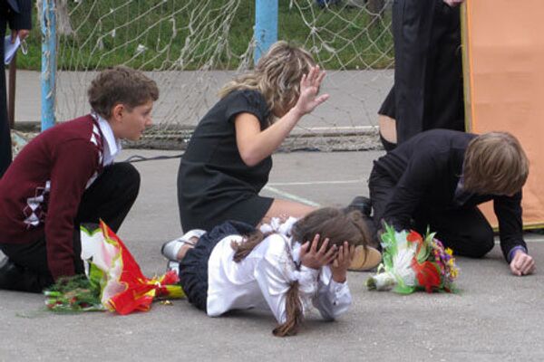 В рязанской школе показали инсценировку гибели детей в Беслане