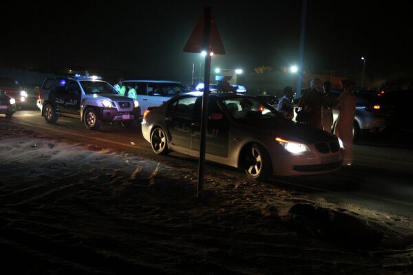 Полиция выехала на место крушения самолета в Дубае