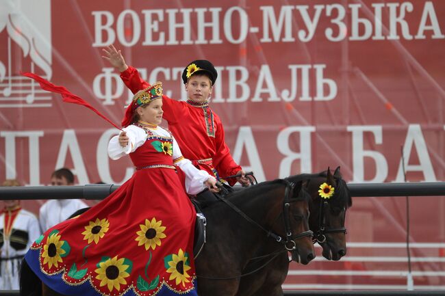 Открытие Международного фестиваля Спасская башня