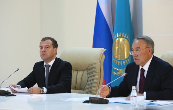 Дмитрий Медведев и Нурсултан Назарбаев приняли участие в работе VII Форума межрегионального сотрудничества России и Казахстана