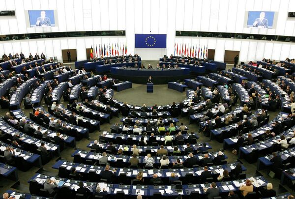 Заседание в Европейском парламенте в Страсбурге 7 сенттбря 2010 г.