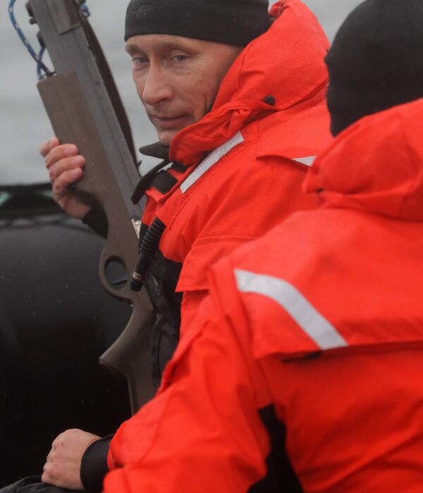 Премьер-министр РФ Владимир Путин посетил бухту Ольга в Камчатском крае