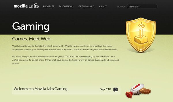 Инструментарий разработки онлайн-игр для браузеров – Mozilla Labs Gaming
