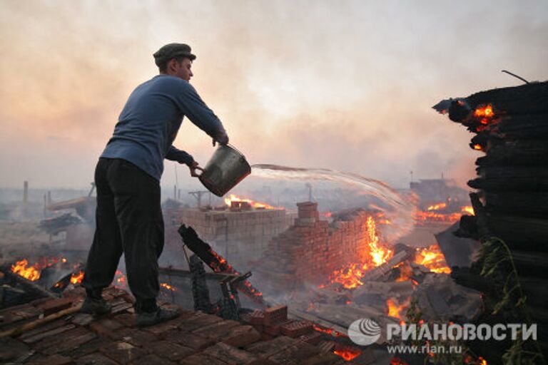 Пожары в республике Алтай