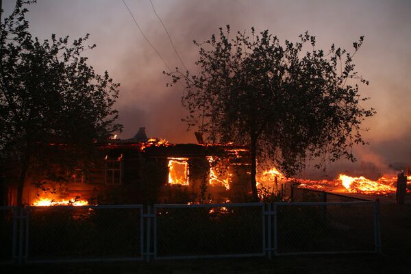 Пожары в республике Алтай