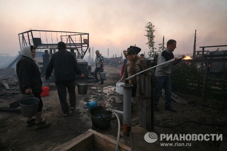 Пожары в республике Алтай