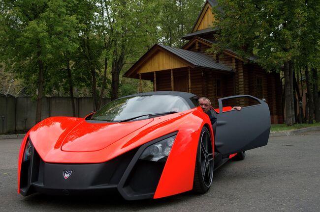 Открытие завода компании Marussia Motors в Москве