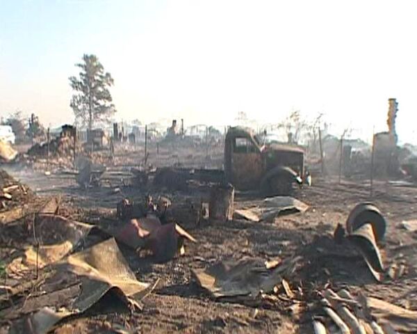 Пепелище огромных размеров осталось на месте села Николаевка на Алтае