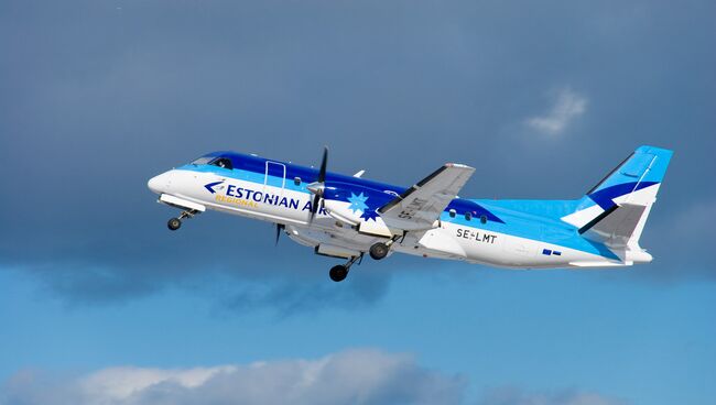 Самолет авиакомпании Estonian Air. Архивное фото