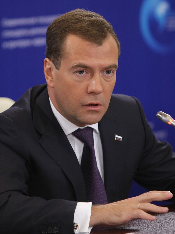 Президент РФ Д.Медведев провел встречу с политологами в рамках Международного политического форума