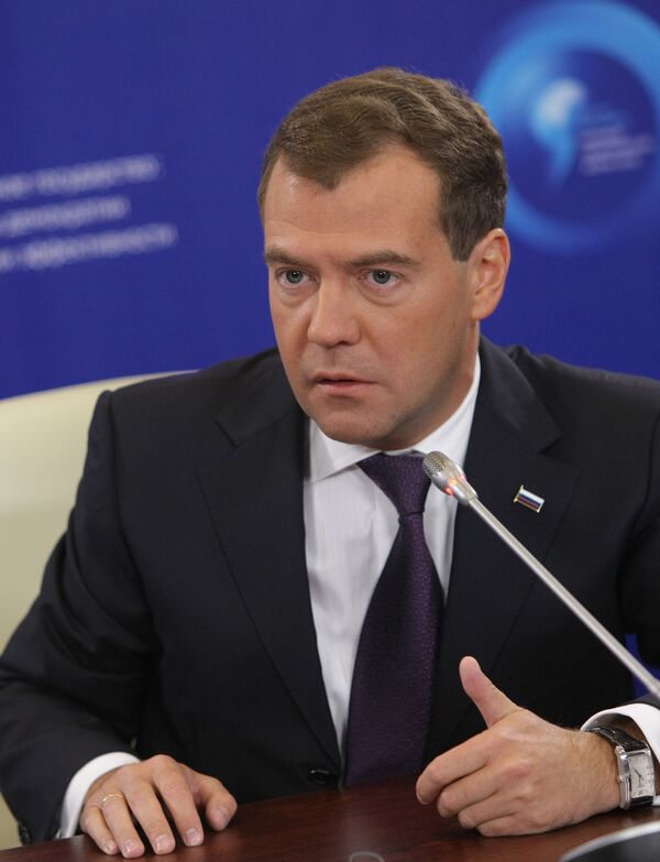 Президент РФ Д.Медведев провел встречу с политологами в рамках Международного политического форума