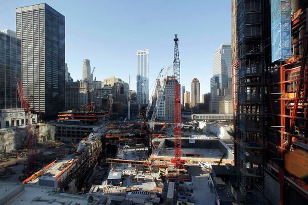 На месте Всемирного торгового центра в Нью-Йорке в годовщину теракта 11 сентября