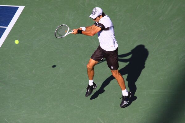 Сербский теннисист Новак Джокович (Novak Djokovic). Турнир US Open 2010