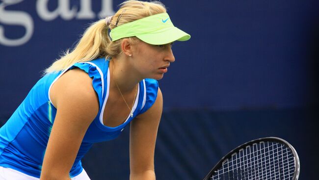 Российская теннисистка Дарья Гаврилова, победительница US Open 2010 среди юниоров