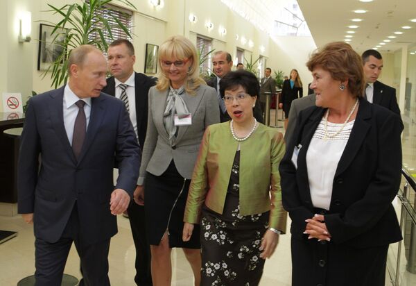 Премьер-министр РФ Владимир Путин принял участие в работе 60-й сессии ЕРБ ВОЗ
