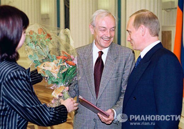 В.Путин и К.Лавров в Кремле на заседании Совета по культуре при президенте РФ