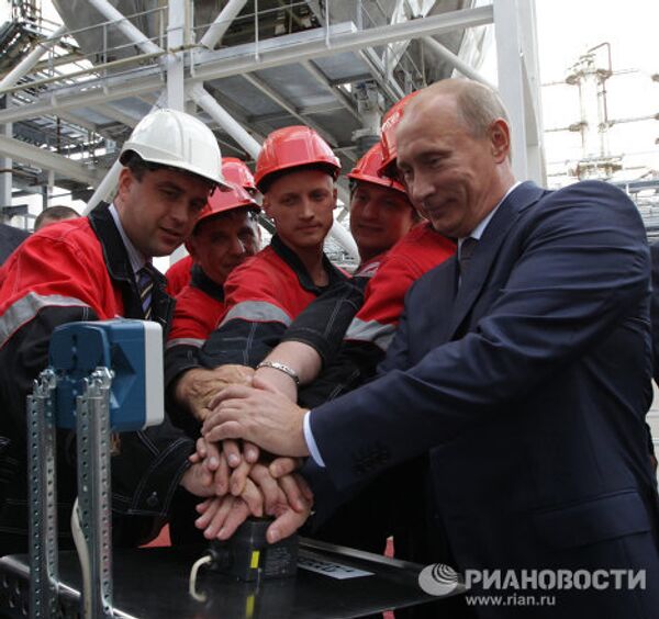 Владимир Путин посетил ООО ЛУКОЙЛ – Нижегороднефтеоргсинтез