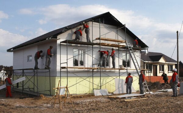Строительство нового дома в поселке Верхняя Верея