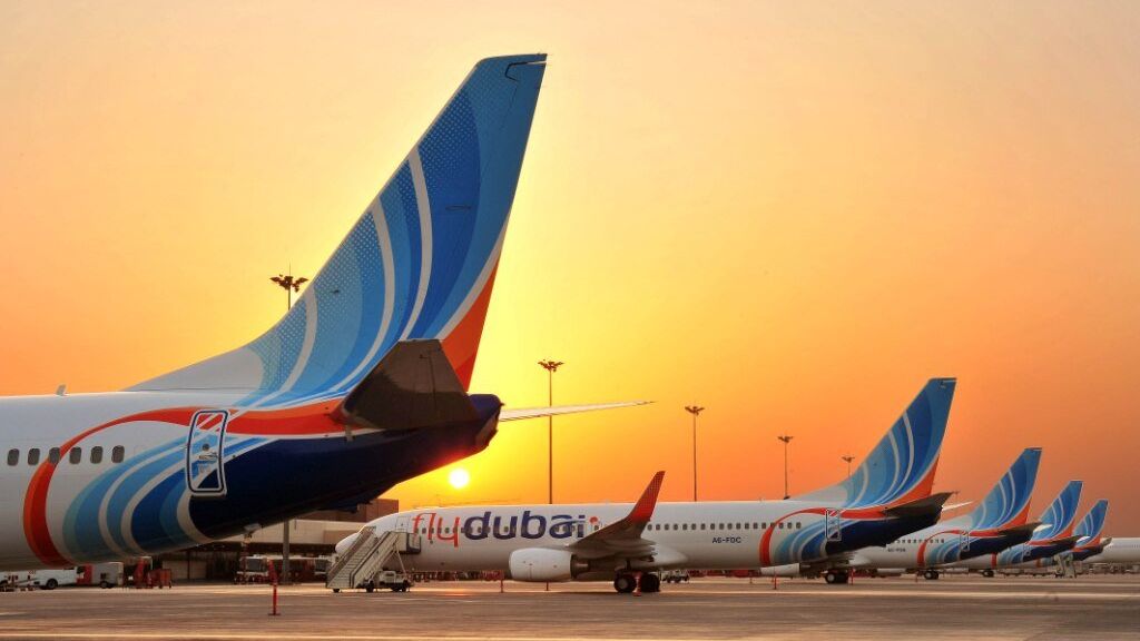 Самолеты авиакомпании-лоукостера Flydubai - РИА Новости, 1920, 16.01.2024