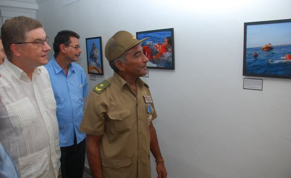 Фотовыставка в честь советско-кубинского космического полета открылась в Гаване