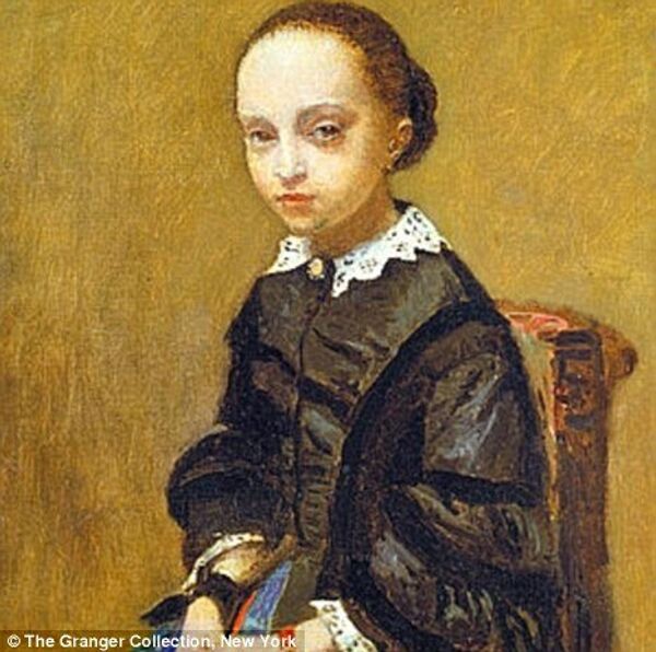 Картина французского живописца Камиля Коро Портрет девушки