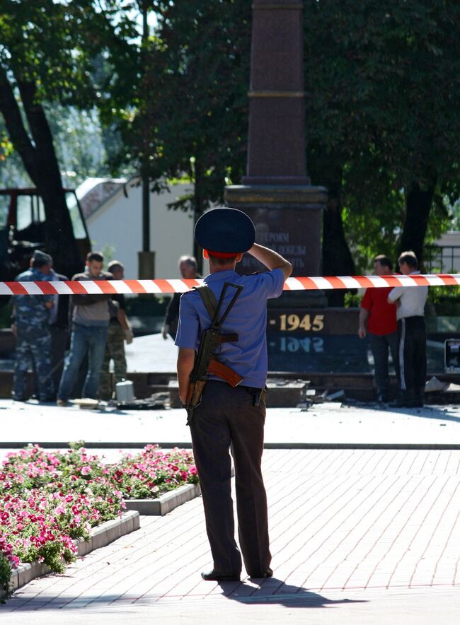 Взрыв произошел на мемориале Вечный огонь в Нальчике