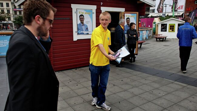 Предвыборная агитация в Швеции