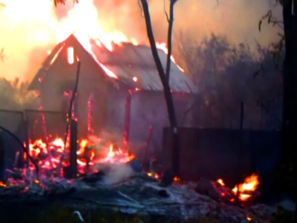 Жители самарского села в панике пытаются потушить лесной пожар