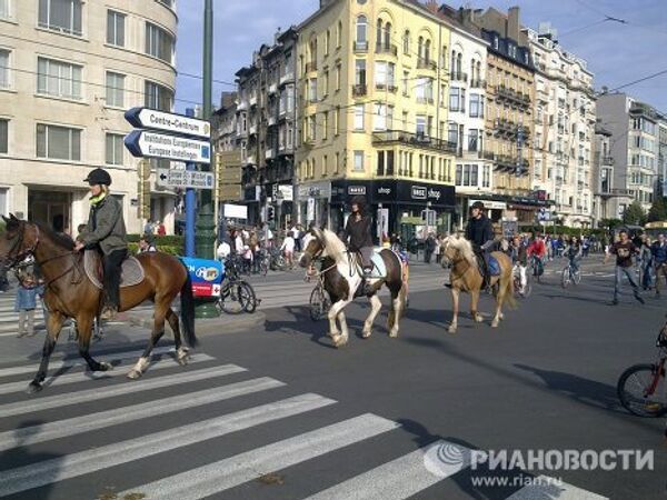 Ежегодный День без автомобиля в Брюсселе