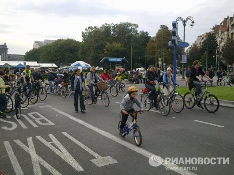 Ежегодный День без автомобиля в Брюсселе