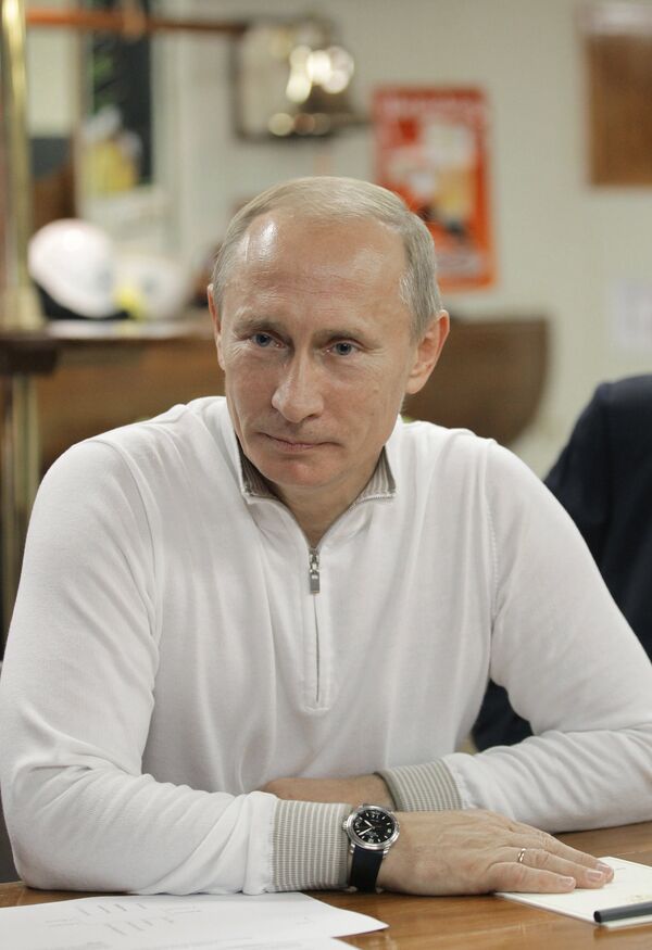 Владимир Путин в ходе рабочей поездки в Северо-Западный федеральный округ