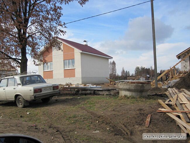 Строительство домов погорельцев в Нижегородской области