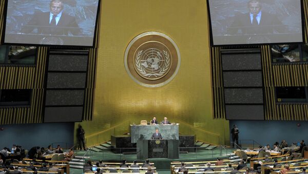 Сессия Генеральной асамблеи ООН. Архив
