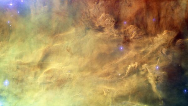 Процесс формирования звезд в туманности Лагуна. Архивное фото