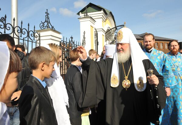 Патриарх Кирилл посетил Спасо-Преображенский собор в Якутске