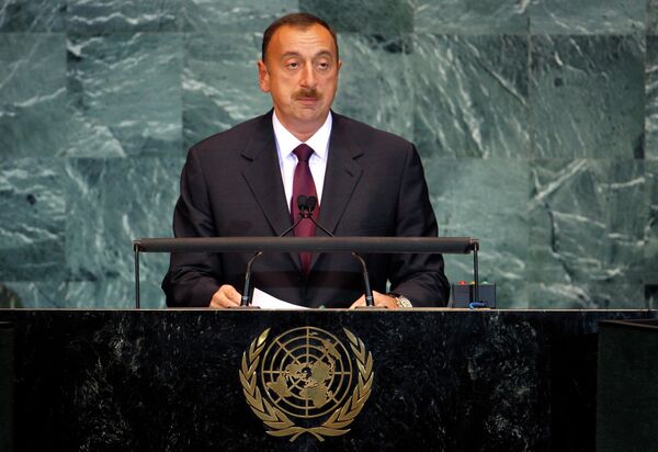 Президент Азербайджана Ильхам Алиев на общеполитической дискуссии 65-ой сессии Генеральной ассамблеи ООН