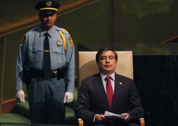 Выступление президента Грузии Михаила Саакашвили на 65-ой сессии Генасамблеи ООН