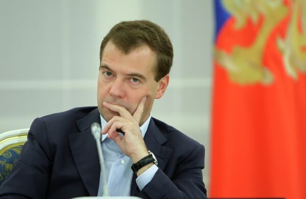Президент РФ Д. Медведев провел встречу с российскими театральными деятелями