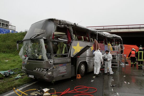 Автобус с польскими туристами разбился в Германии